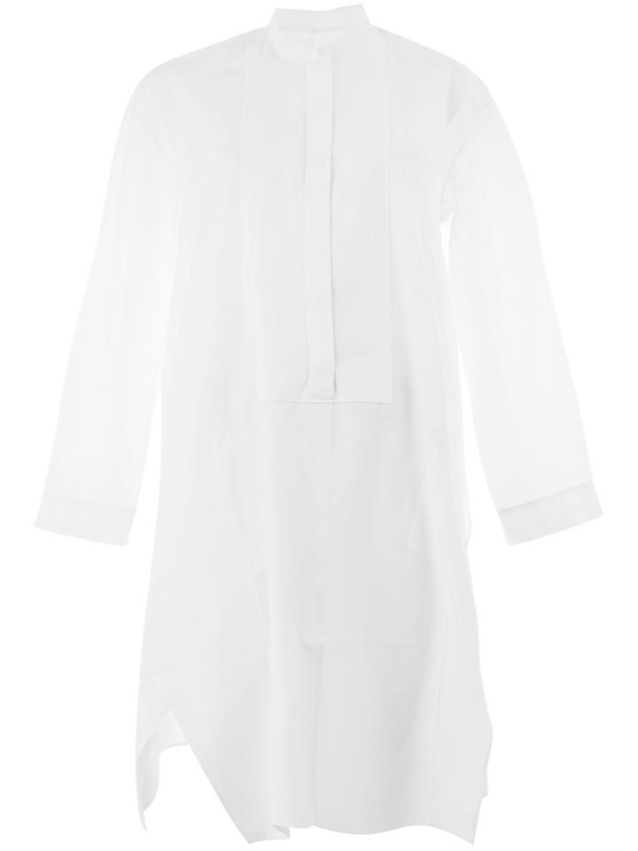 Maison Rabih Kayrouz Mandarin Tunic Shirt - White