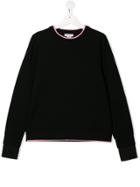 Stella Mccartney Kids Logo Print Knitted Jumper - Black