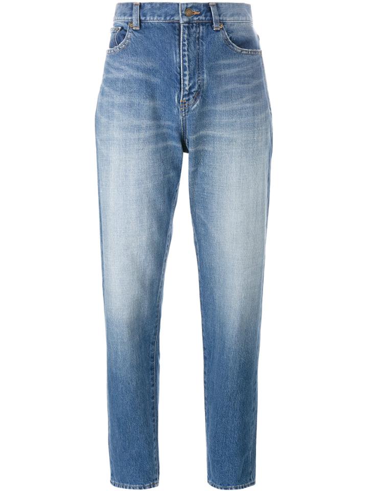 Saint Laurent Boyfriend Jeans - Blue