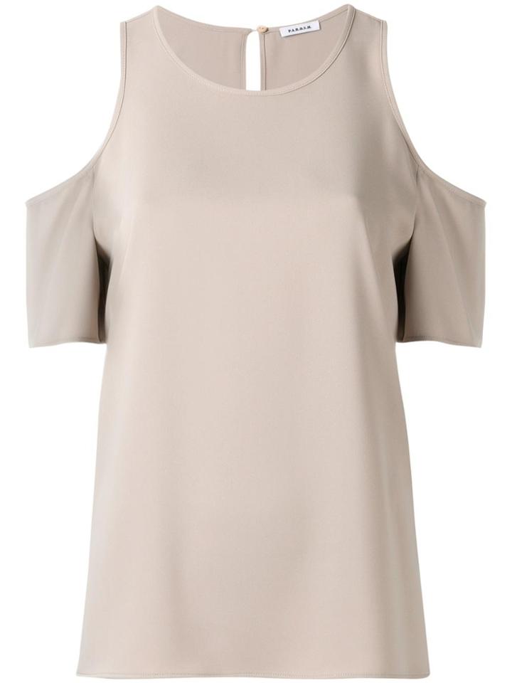 P.a.r.o.s.h. Off-shoulder Blouse - Brown