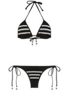 Amir Slama Knitted Bikini Set - Black