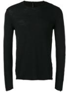 Transit - Crew Neck Jumper - Men - Cotton/nylon/viscose - 52, Black, Cotton/nylon/viscose