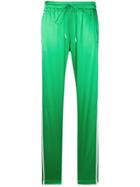 Monse Side Press Stud Track Trousers - Green