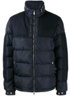 Moncler 'arc' Padded Jacket, Men's, Size: 3, Blue, Polyamide/wool/goose Down