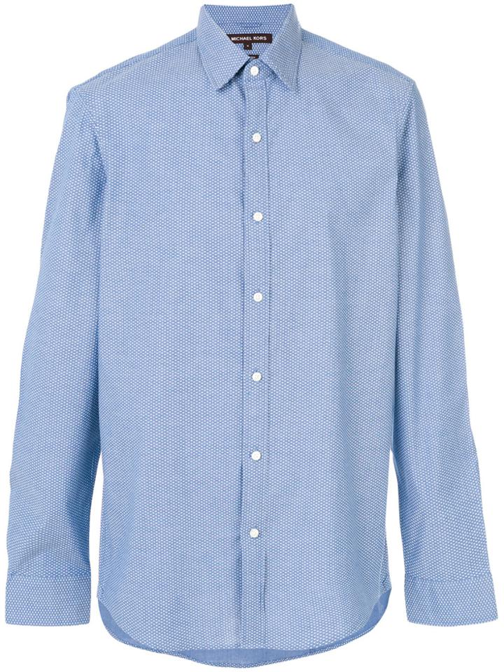 Michael Kors Micro Print Shirt - Blue