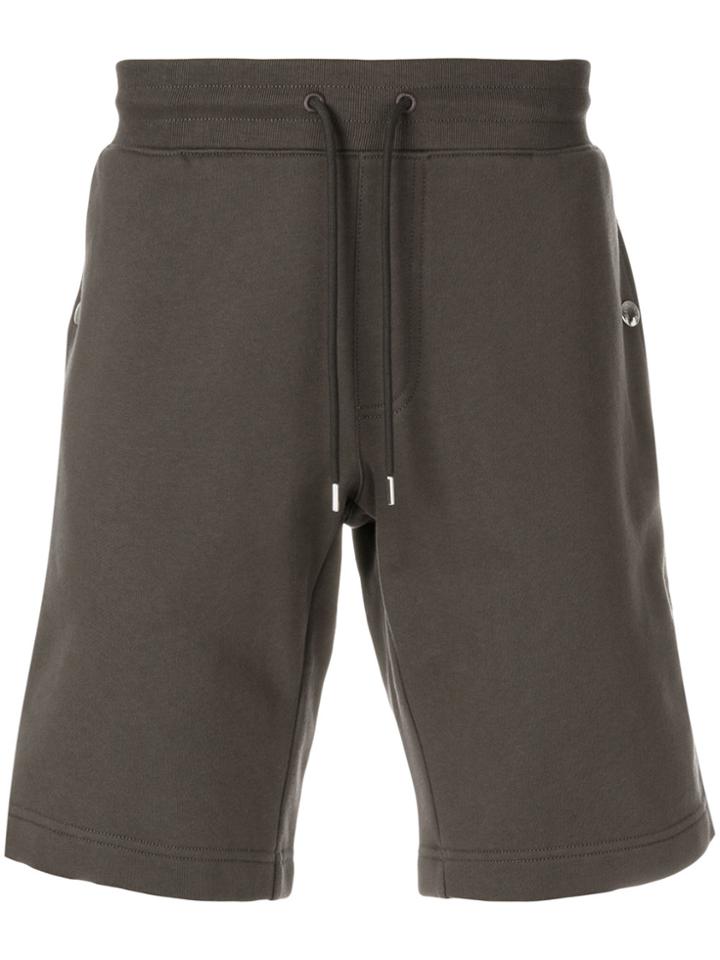 Moncler Side Stripe Track Shorts - Green