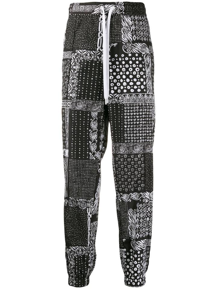 Versace Bandana Trousers - Black