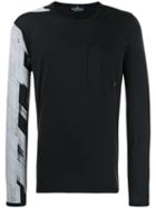 Stone Island Shadow Project Printed Long-sleeved T-shirt - Black