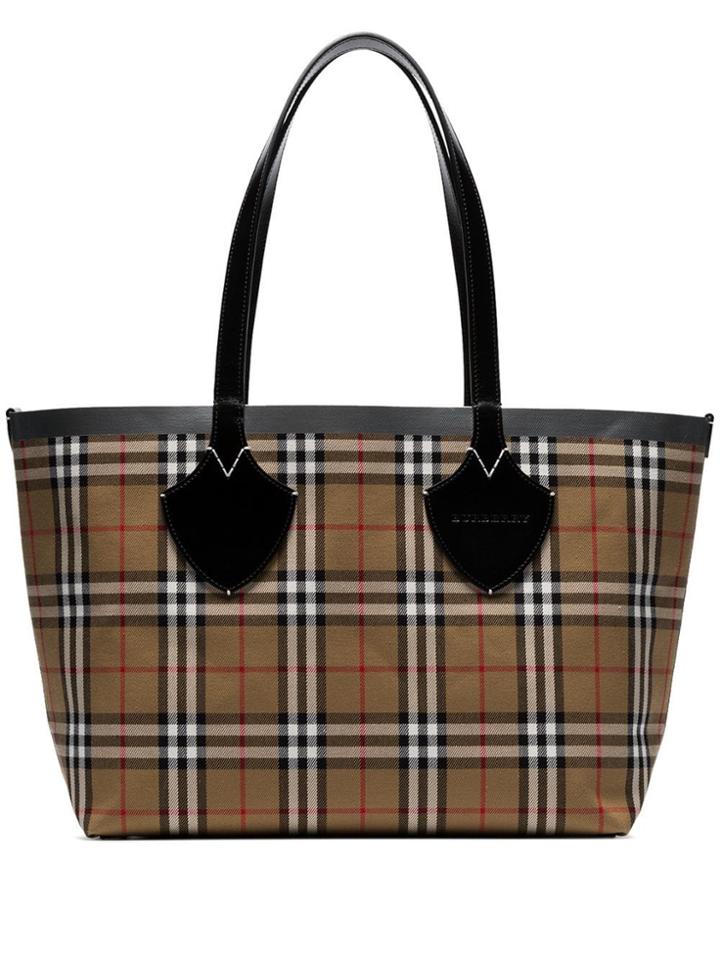 Burberry Multicoloured Giant Reversible Vintage Check Tote -