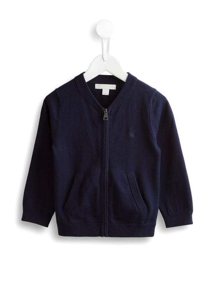 Burberry Kids - Zipped Cardigan - Kids - Cotton - 6 Mth, Blue