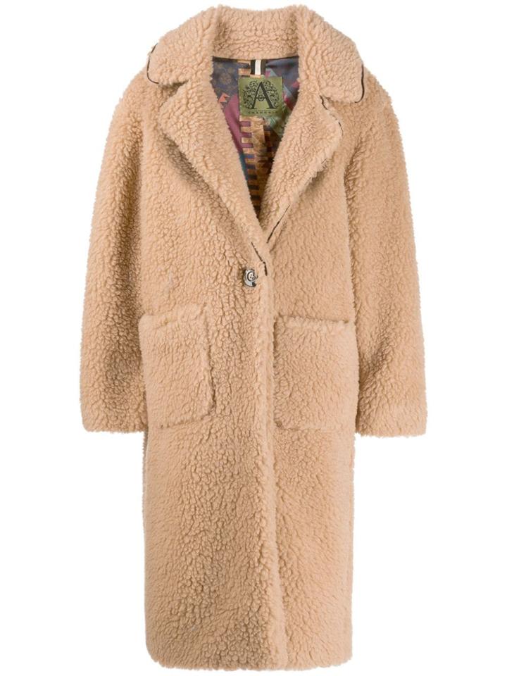 Alessandra Chamonix Button-front Coat - Brown