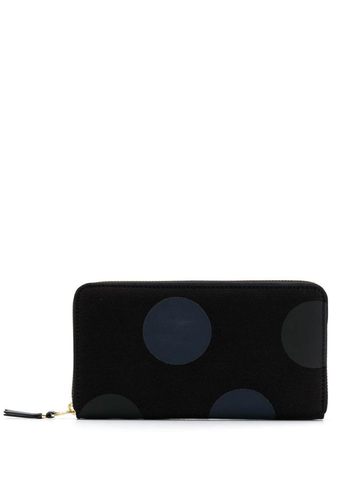 Comme Des Garçons Wallet Rectangular Dot Wallet - Black