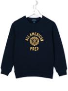 Ralph Lauren Kids All American Prep Print Sweatshirt, Boy's, Size: 7 Yrs, Blue