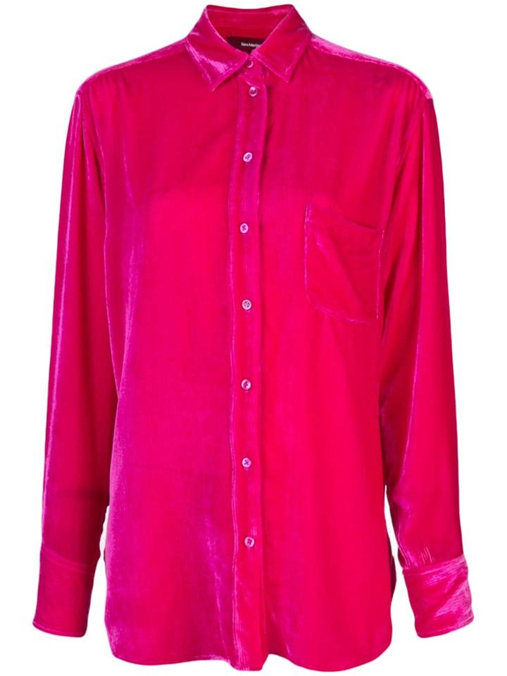 Sies Marjan Sander Fluid Corduroy Shirt - Pink