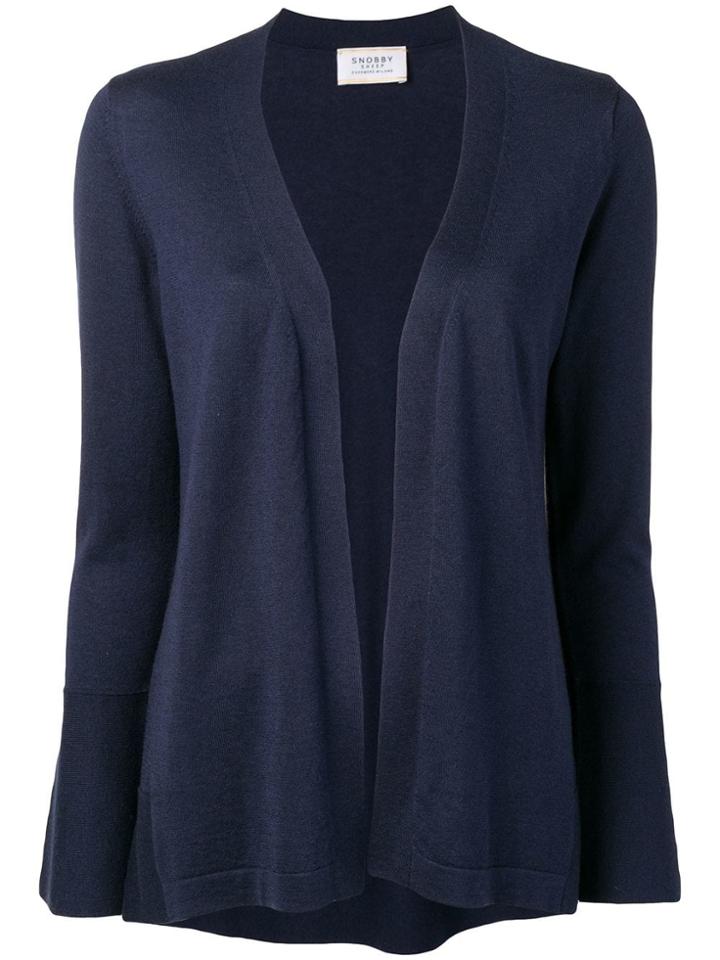Snobby Sheep Open Front Cardigan - Blue