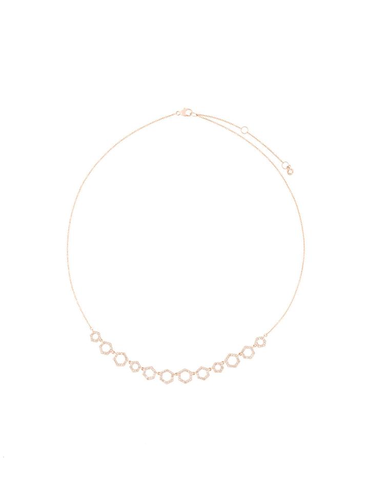 Astley Clarke Honeycomb Necklace - Metallic