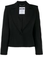 Moschino Cropped Blazer - Black