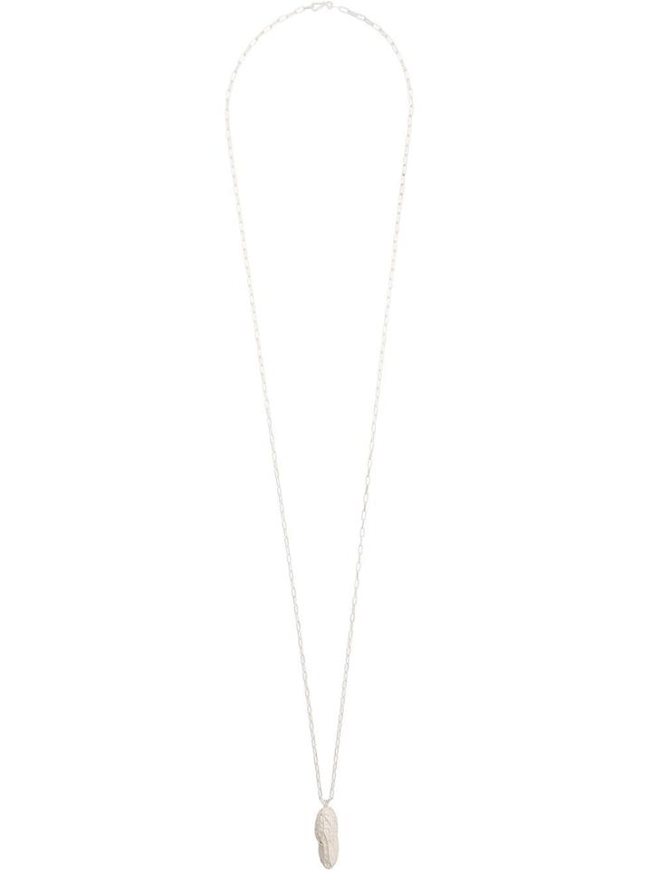 Ma+ Peanut Pendant Necklace - Metallic