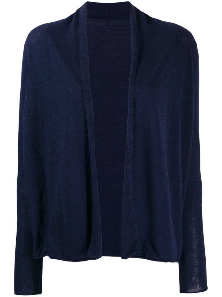 Sottomettimi Fine Knit Open Cardigan - Blue
