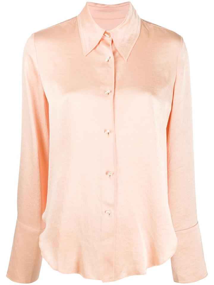 Nanushka Textured Metallic Shirt - Neutrals