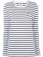 Zoe Karssen Breton Stripe Sweatshirt, Women's, Size: Xs, White, Cotton