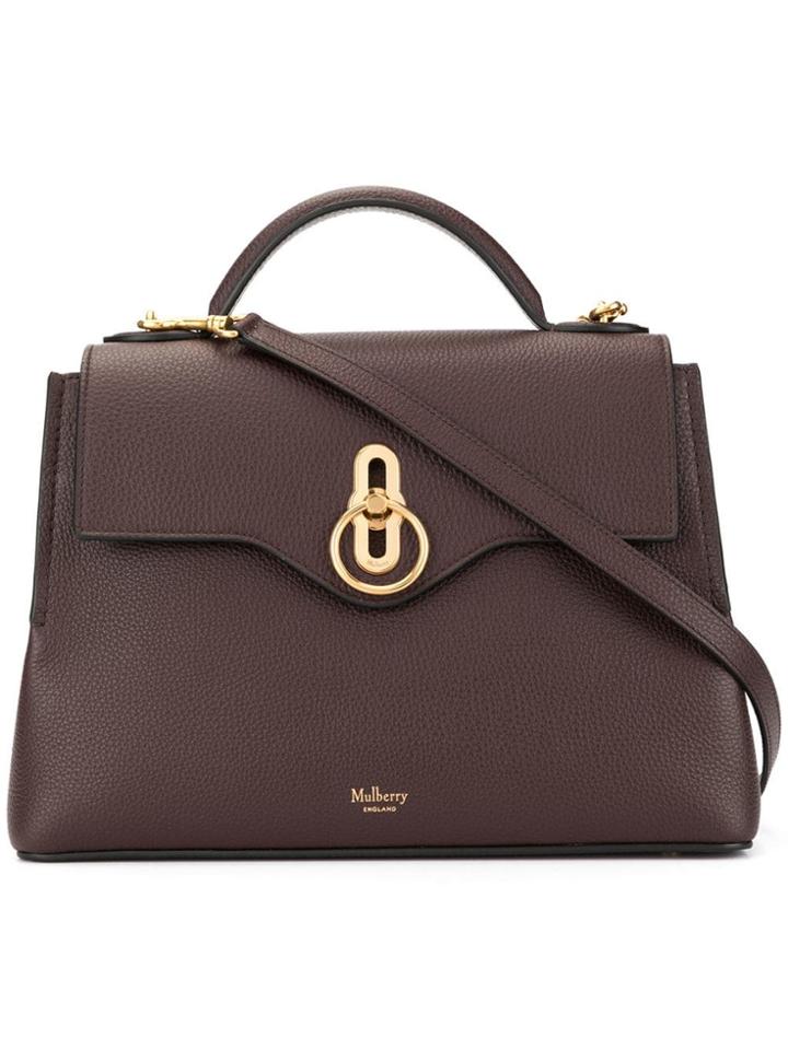 Mulberry Small Seaton Tote Bag - Purple