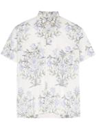 Bode Indo Floral Print Shirt - White