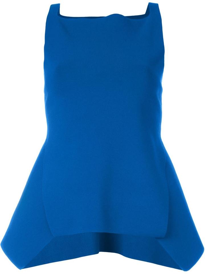 Alexander Wang Peplum Top, Women's, Size: S, Blue, Nylon/spandex/elastane/viscose