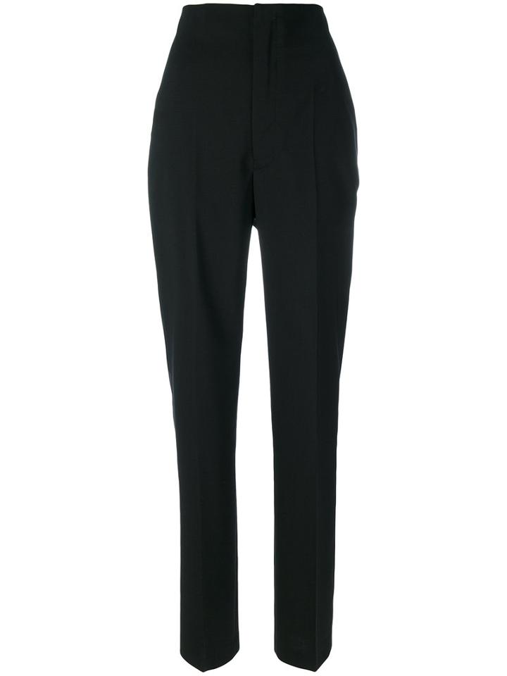 Rick Owens - High Waisted Tailored Trousers - Women - Spandex/elastane/virgin Wool - 40, Black, Spandex/elastane/virgin Wool