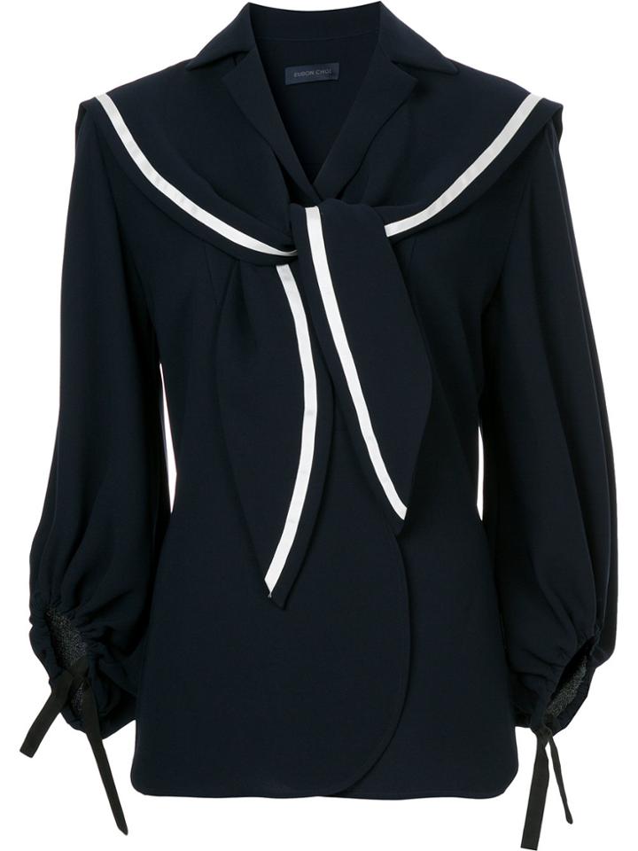 Eudon Choi Sailor Blouse - Blue