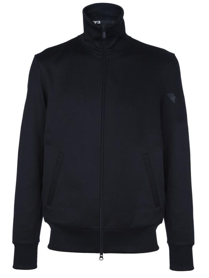 Y-3 Track Jacket, Men's, Size: Small, Black, Cotton/polyester