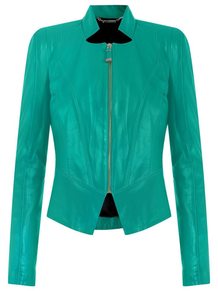 Tufi Duek Leather Jacket - Green