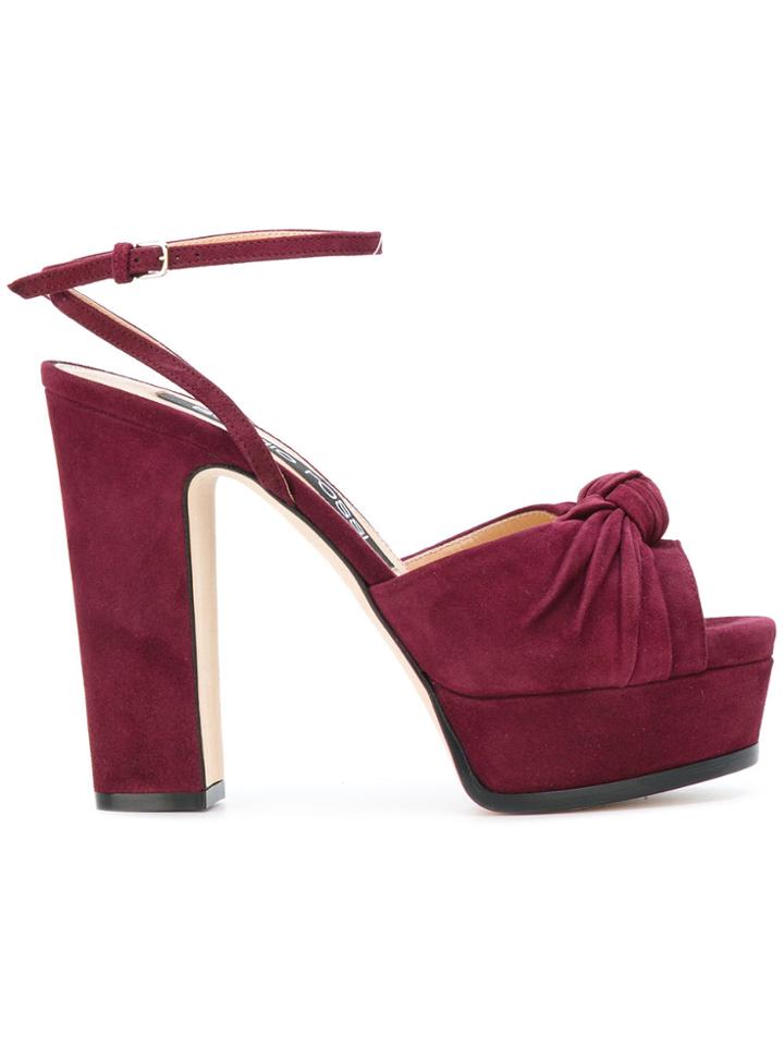 Sergio Rossi Platform Sandals - Red