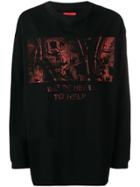 424 We're Here To Help Sweatshirt - Black