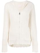 Zadig & Voltaire Jaya Voltaire Knitted Cardigan - White