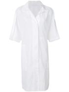 Victor Alfaro - Elongated Shortsleeved Shirt - Women - Cotton - 6, Women's, White, Cotton