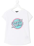 Frankie Morello Kids Teen Logo Print T-shirt - White