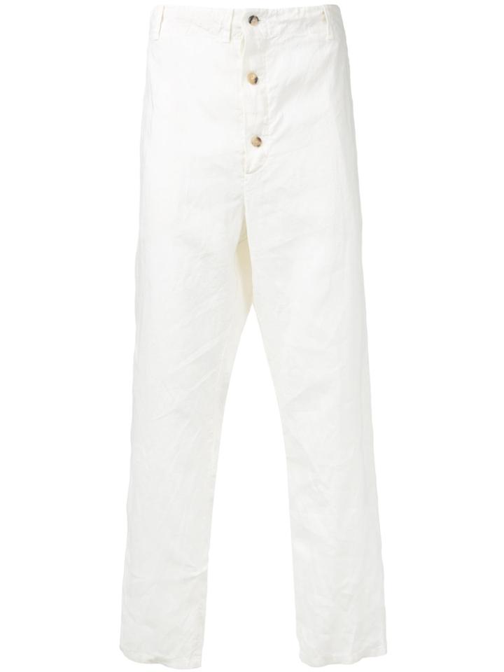 Forme D'expression Button Fly Trousers - White
