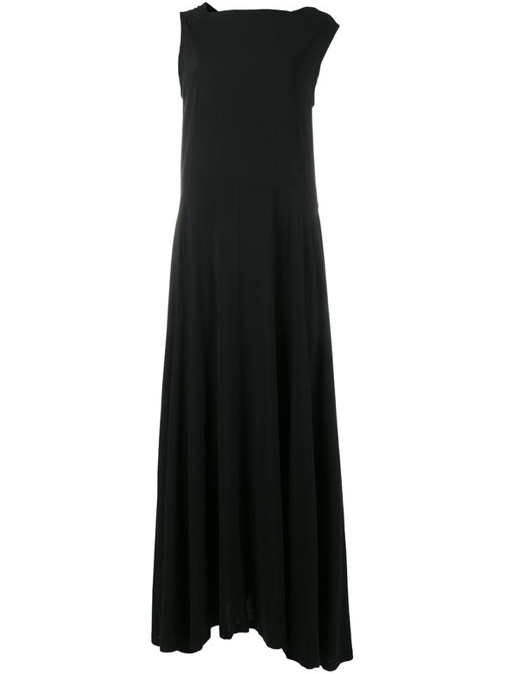 Ann Demeulemeester Long Asymmetric Strap Dress, Women's, Size: 34, Black, Spandex/elastane/rayon