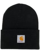 Carhartt Logo Knitted Beanie - Black