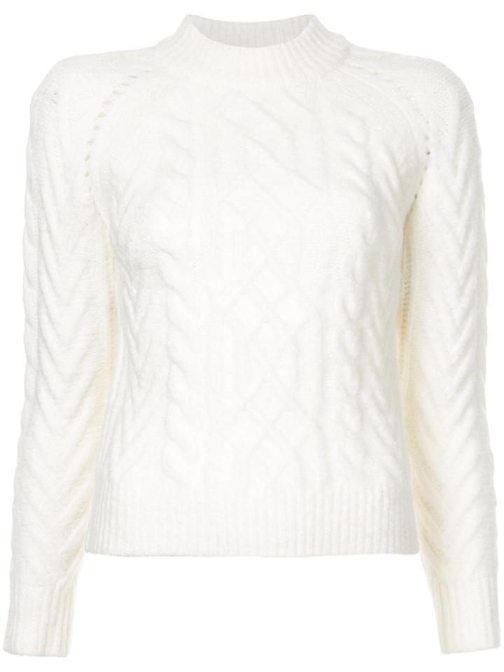 Guild Prime Cable Knit Jumper - White