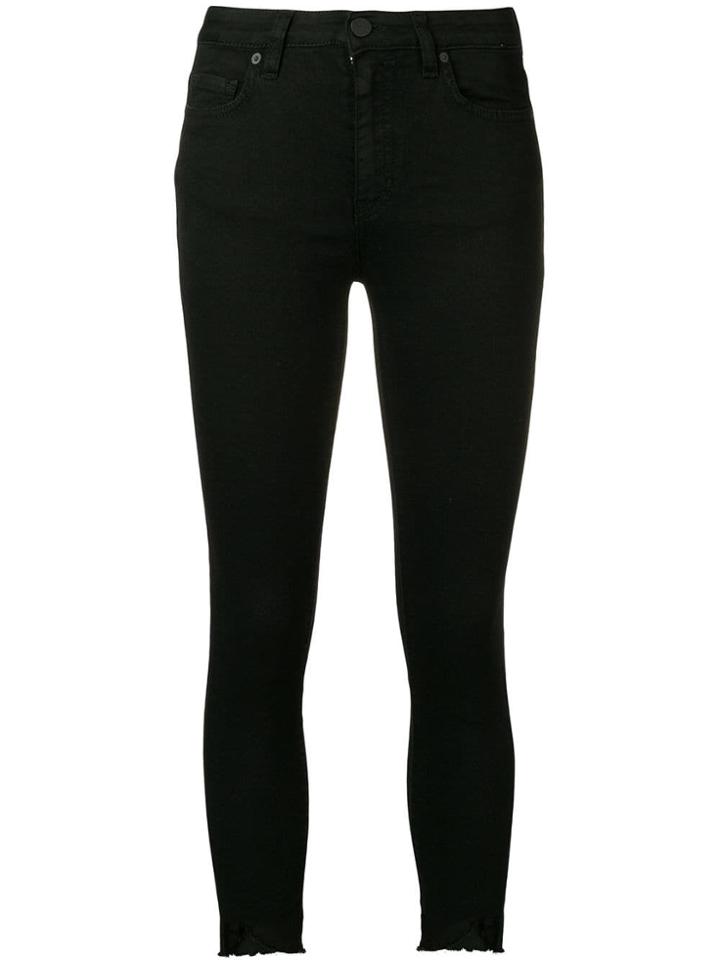 Pinko Kate Cropped Skinny Trousers - Black