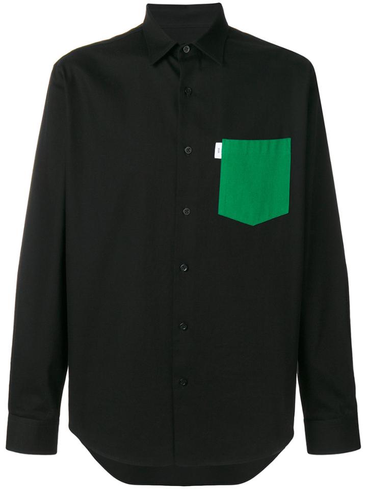 Ami Alexandre Mattiussi Pocket Detail Shirt - Black