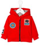 Kenzo Kids - Multi-patch Hoodie - Kids - Cotton - 12 Mth, Red