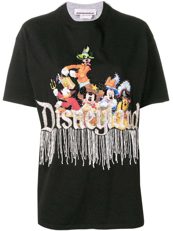 Night Market Disney Embellished T-shirt - Black