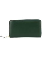 Comme Des Garçons Zip Around Wallet - Green