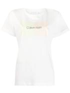 Calvin Klein Dual Logo T-shirt - White