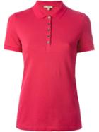 Burberry Brit Classic Polo Shirt, Women's, Size: Xs, Pink/purple, Cotton