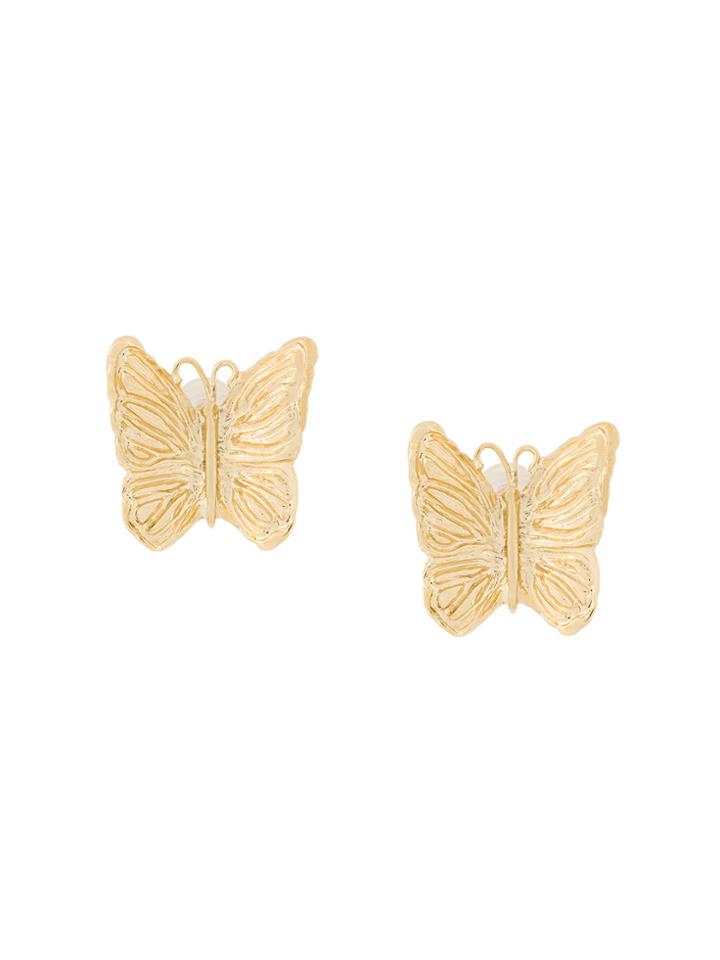 Aurelie Bidermann Notte Clip-on Earrings - Metallic