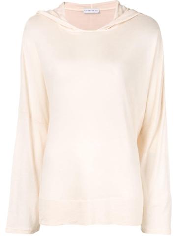 Fine Edge Hooded Jumper - Neutrals